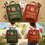 Snoopy Fjallraven Kanken Embroidered Backpack
