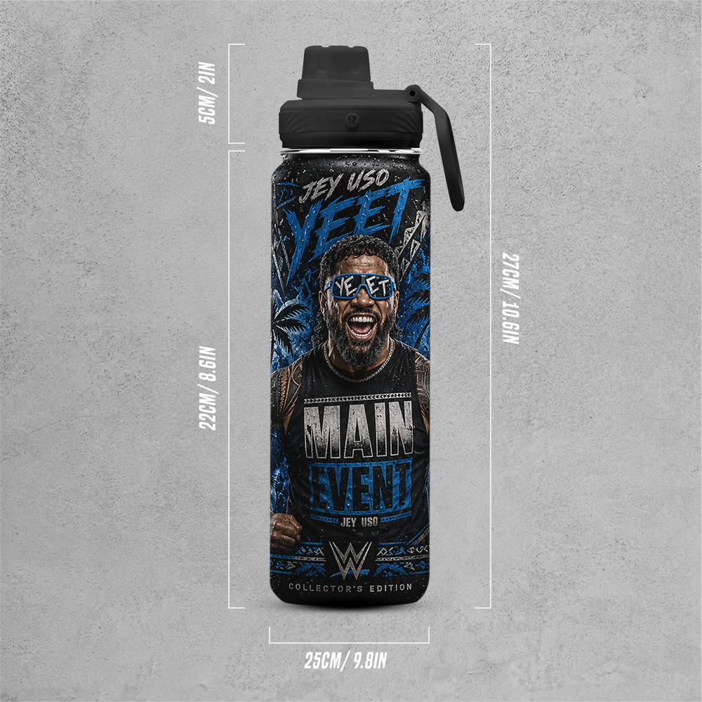 Jey Uso WWE 24oz Sport Bottle - Image 2