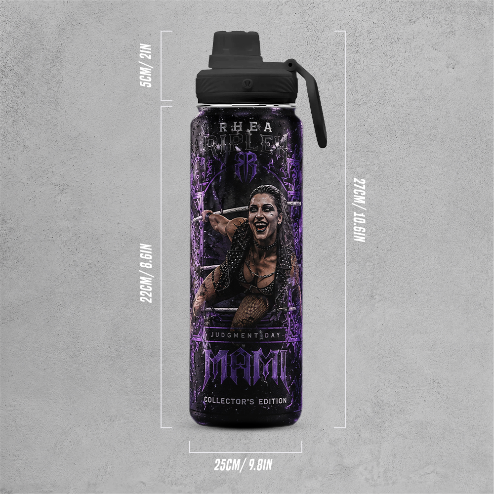 Rhea Ripley WWE 24oz Sport Bottle - Image 2