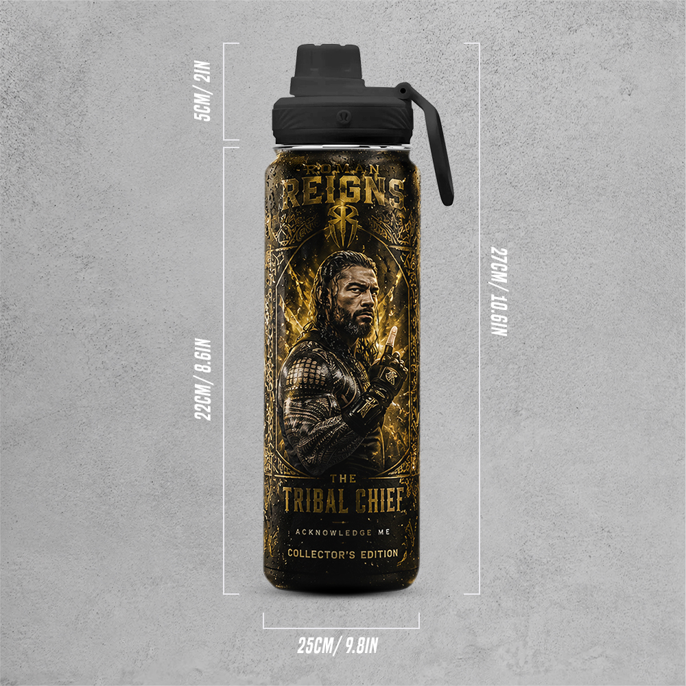 Roman Reigns WWE 24oz Sport Bottle - Image 3