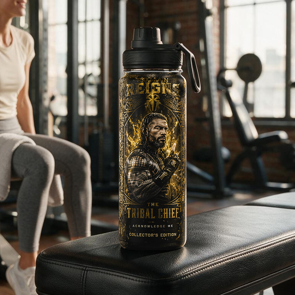 Roman Reigns WWE 24oz Sport Bottle - Image 2