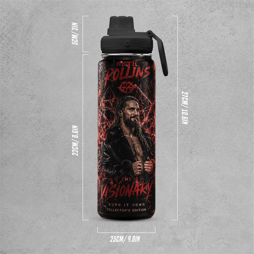 Seth Rollins WWE 24oz Sport Bottle - Image 2