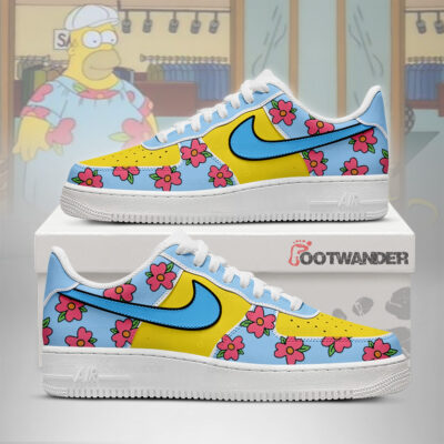 Homer Simpson Muumuu - The Simpsons AF1 Shoes