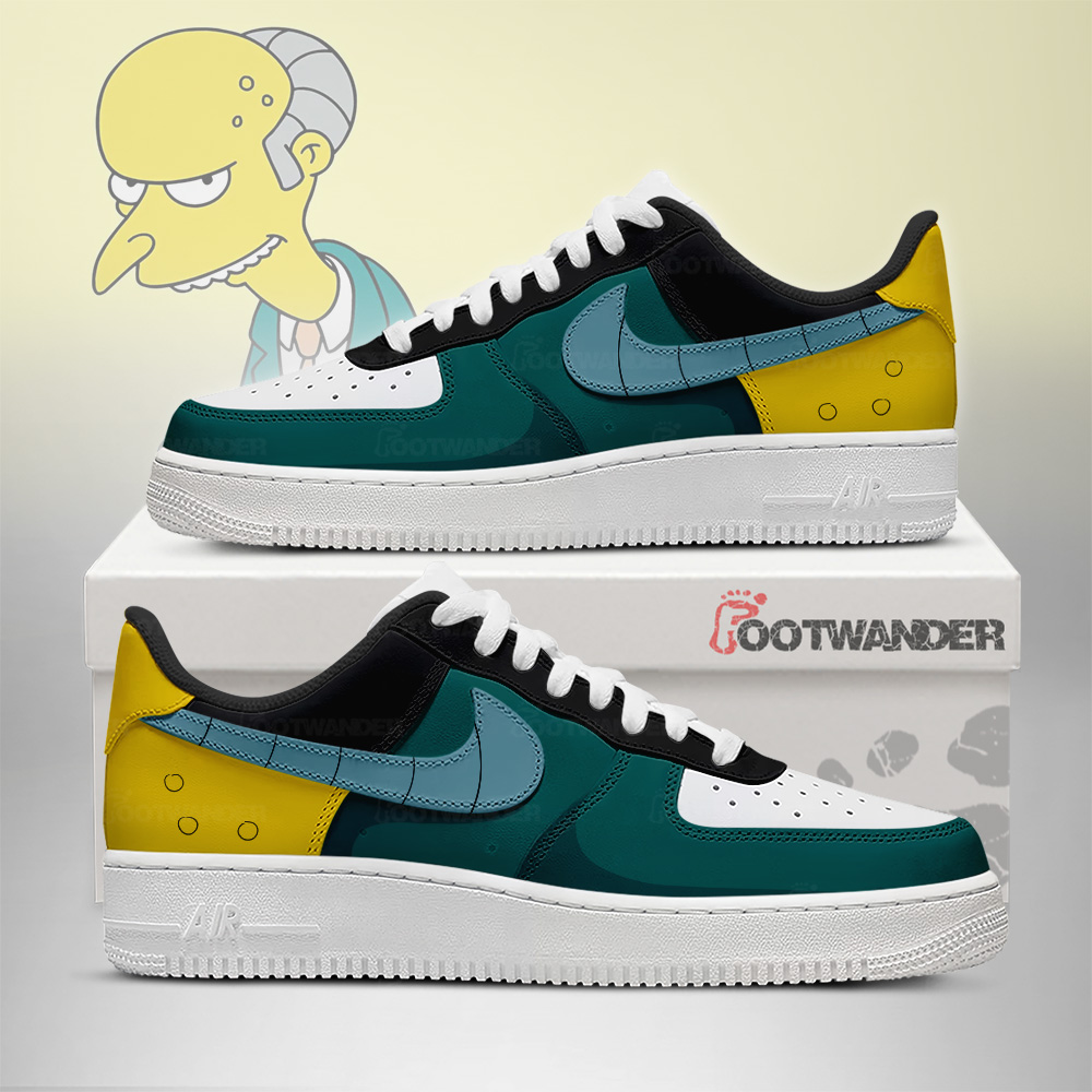 Mr. Burns - The Simpsons AF1 Shoes
