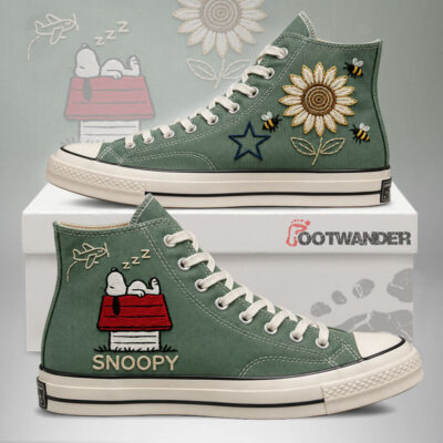Snoopy Embroidered Converse Chuck Taylor 1970s - All Star Classic