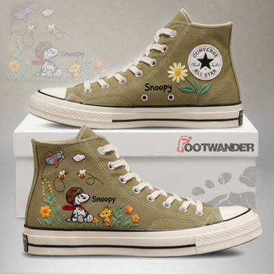 Snoopy Embroidered Converse Chuck Taylor 1970s - All Star Classic