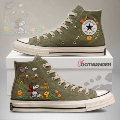 Snoopy Embroidered Converse Chuck Taylor 1970s - All Star Classic