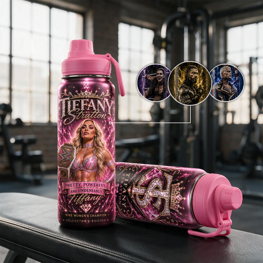 Tiffany Stratton WWE 24oz Sport Bottle
