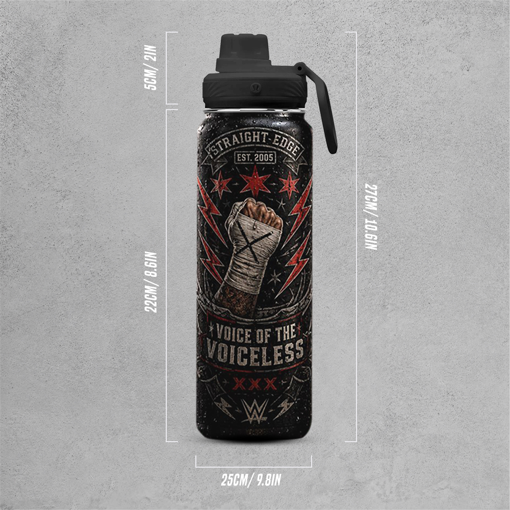 CM Punk WWE 24oz Sport Bottle - Image 2