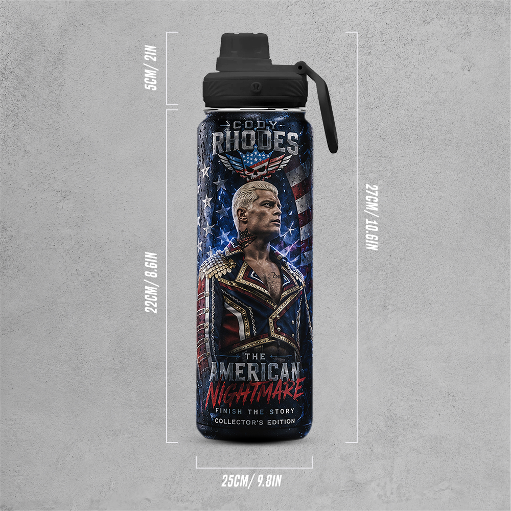 Cody Rhodes WWE 24oz Sport Bottle - Image 2