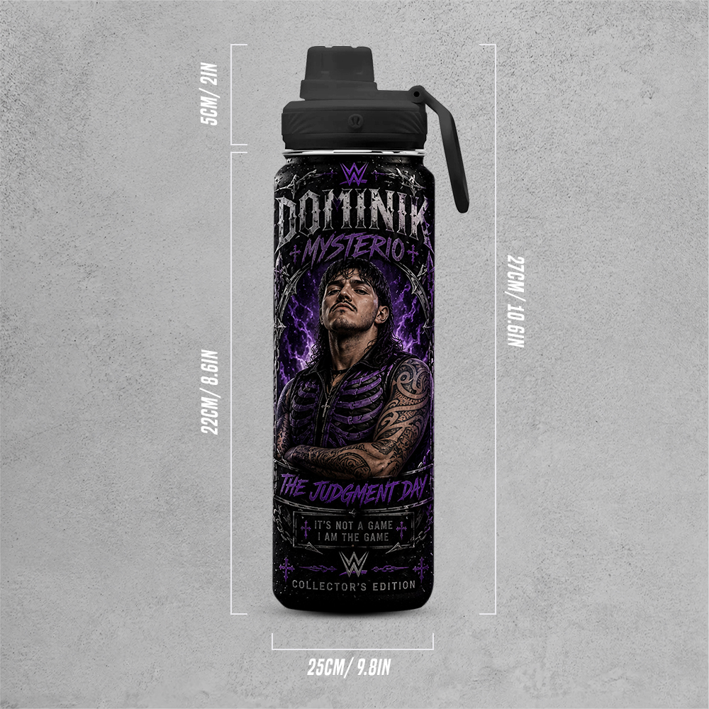 Dominik Mysterio WWE 24oz Sport Bottle - Image 2